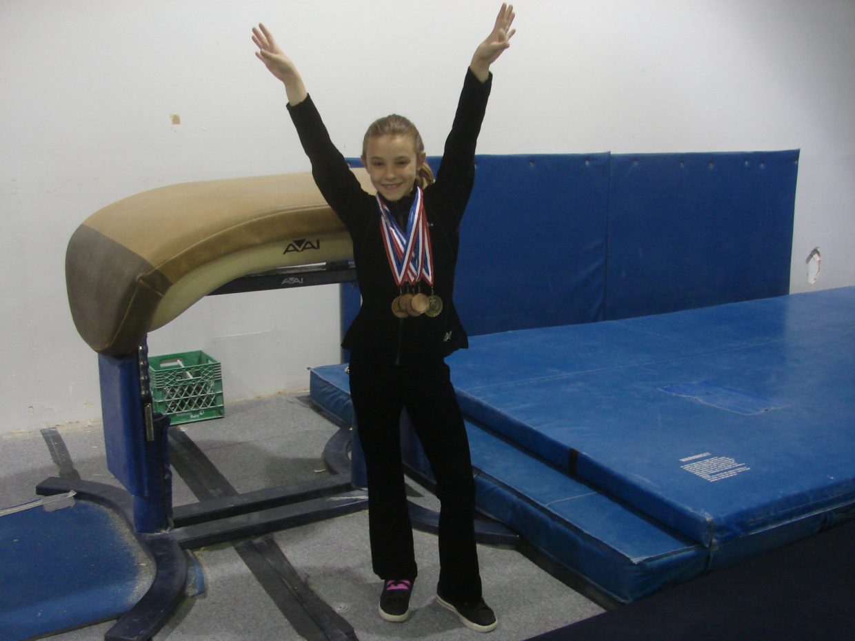 Steamboat gymnasts notch top finishes at state