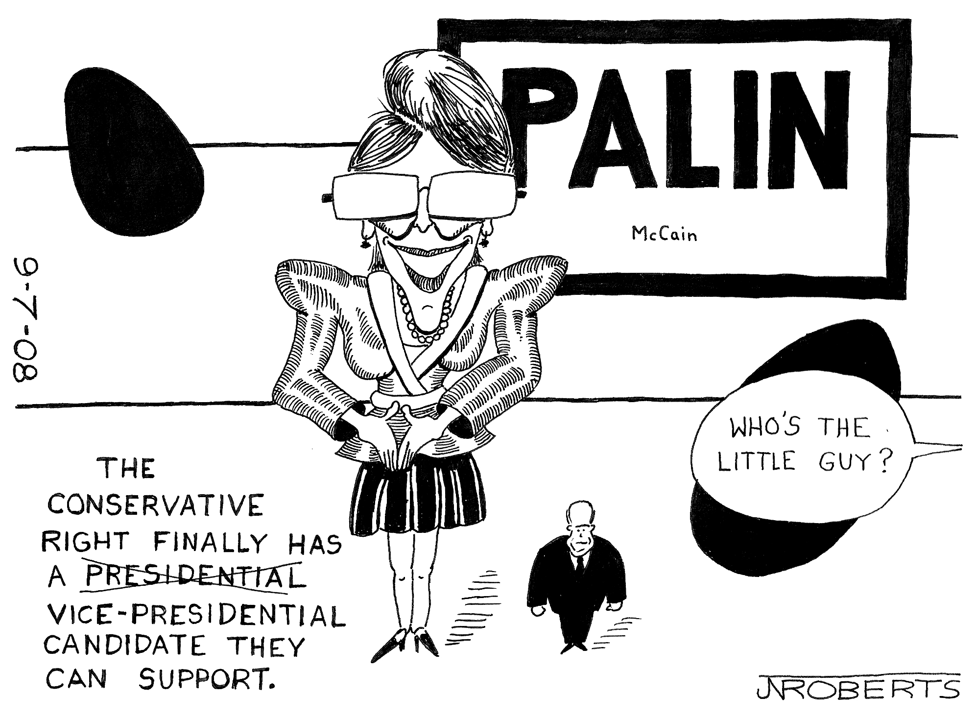 Depth First Search Drawing Editorial cartoon for Sept. 7, 2008 | SteamboatToday.com