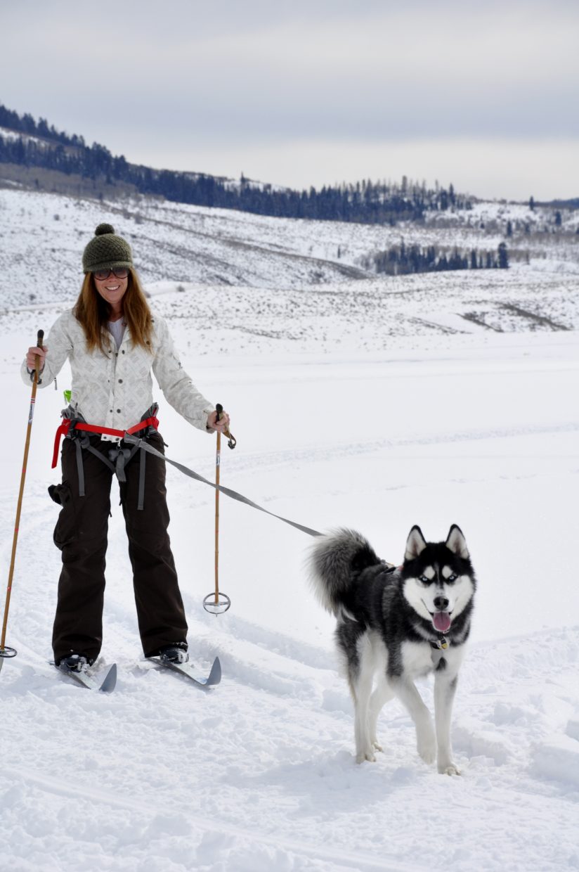 Kim Beaulieu and her dog Oakley