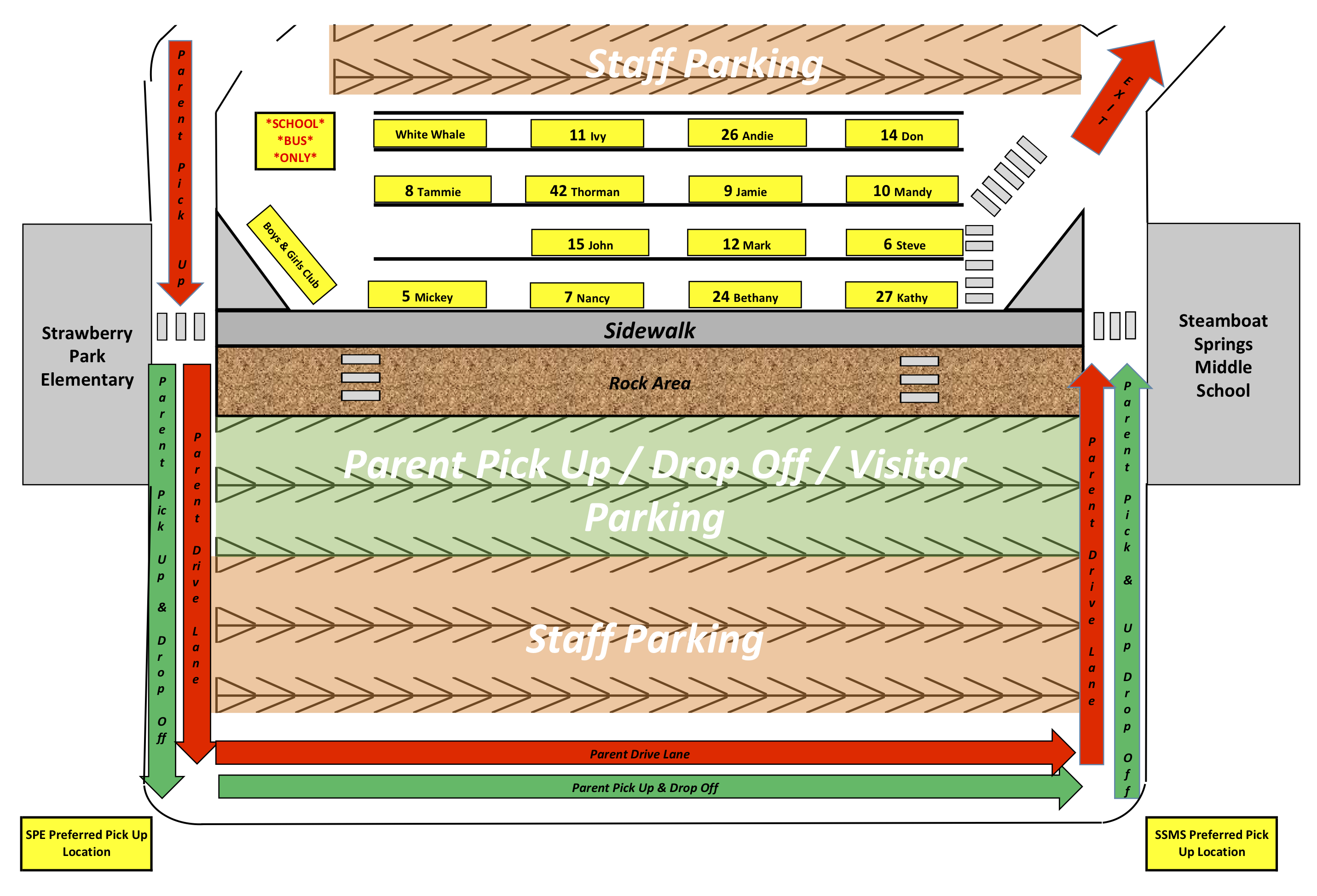 Parking lot redesign to improve safety, traffic flow at elementary ...