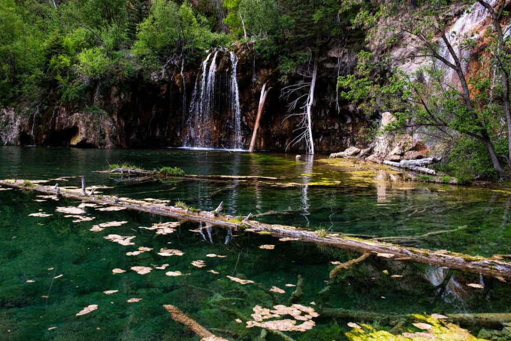 Where does the water in Glenwood Canyon’s iconic Hanging Lake come from?