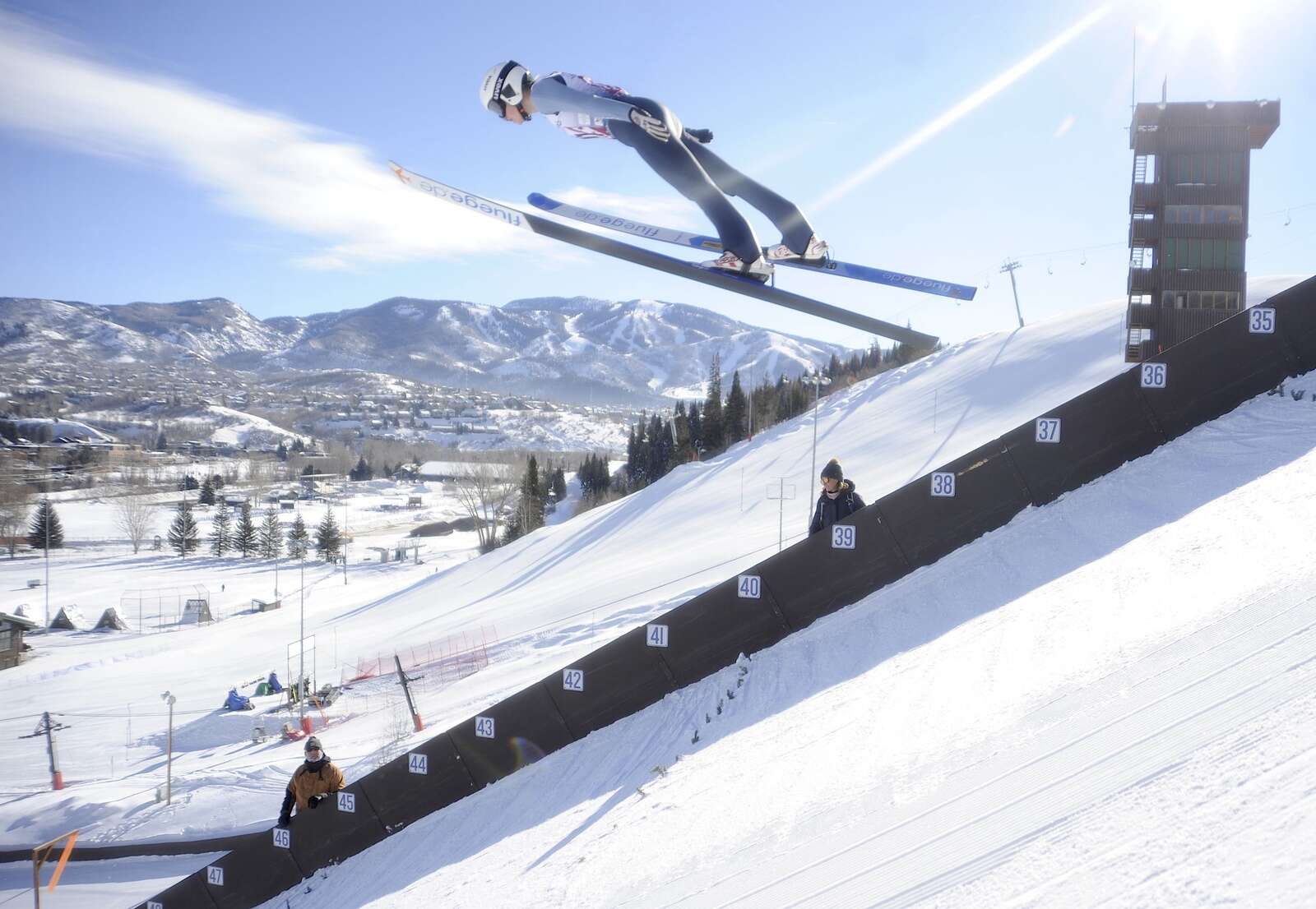 PHOTOS: Future Olympians compete in Nordic combined, ski jumping
