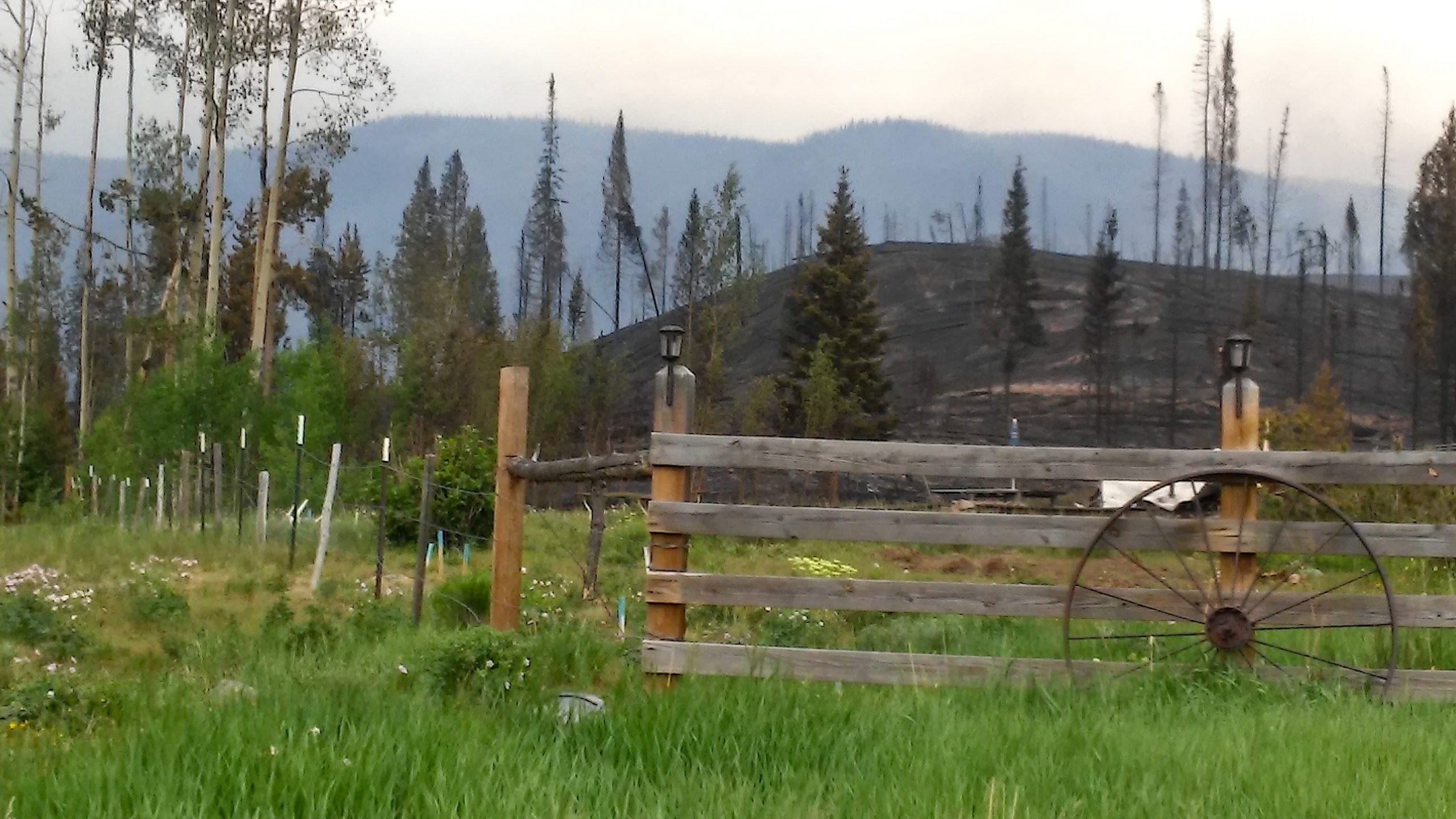 Muddy Slide Fire claims trailers, cabin on Lynx Pass Ranch; now at