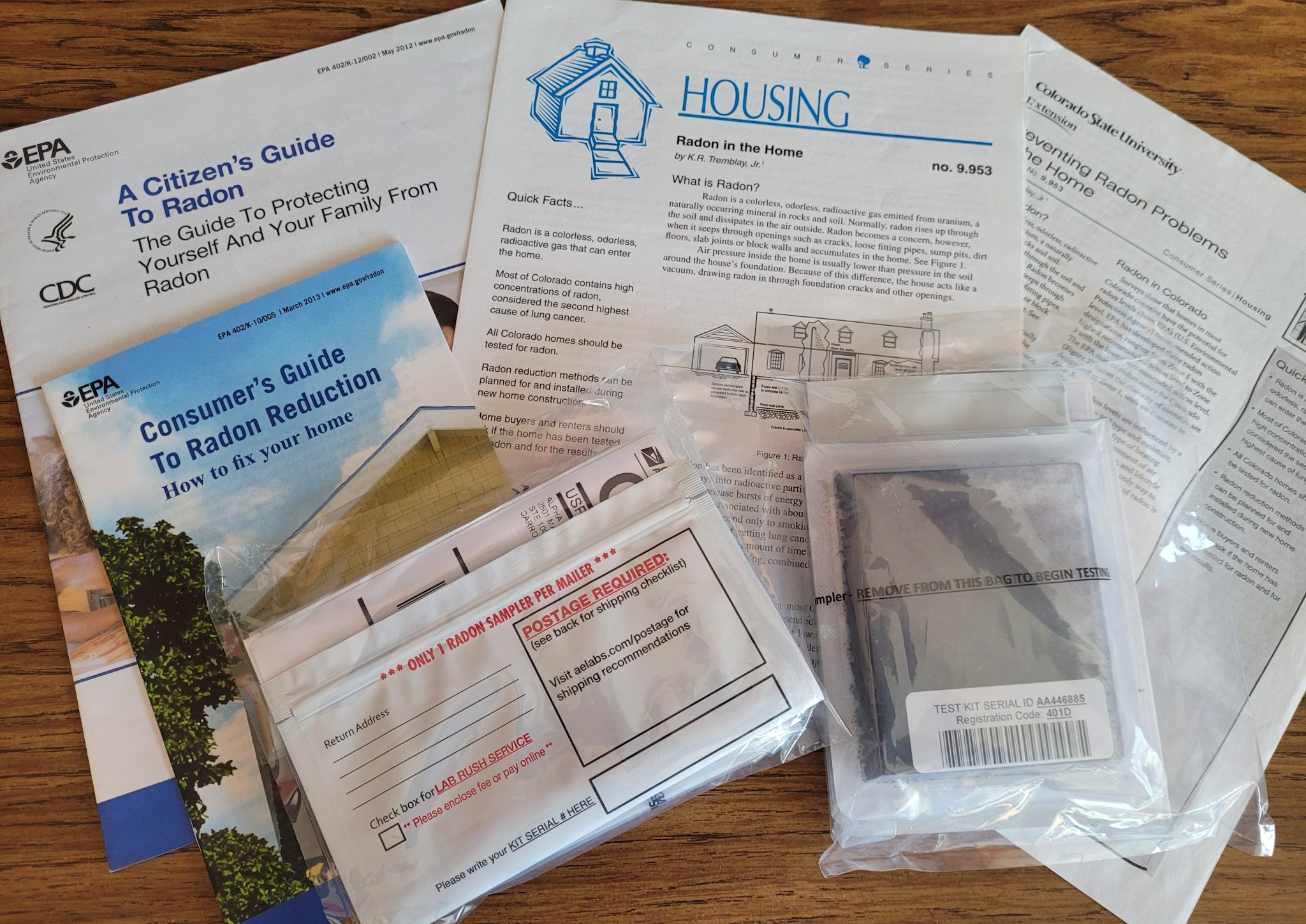 Free radon test kits available from Routt County Public Health