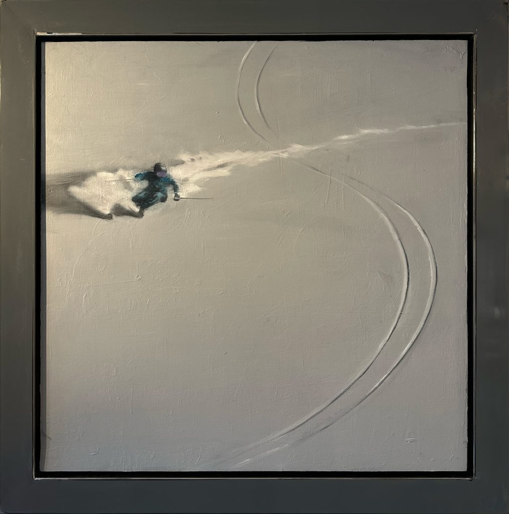 ‘These long-standing traditions and cultures’: Romick Gallery celebrates painter Brian Bonebrake’s perceptions of winter sports