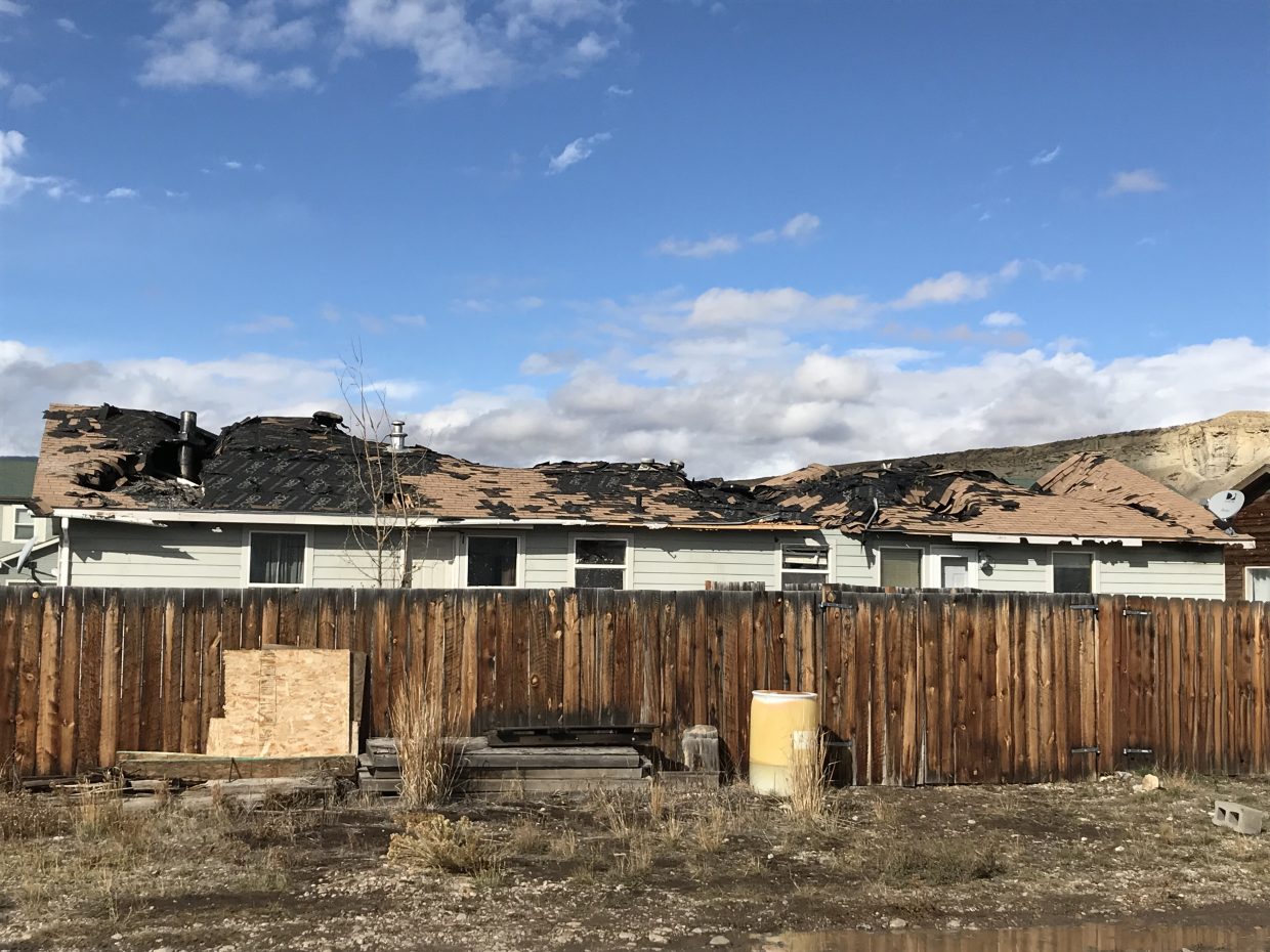 Fire burns through Sunday night leaving Kremmling duplex a complete