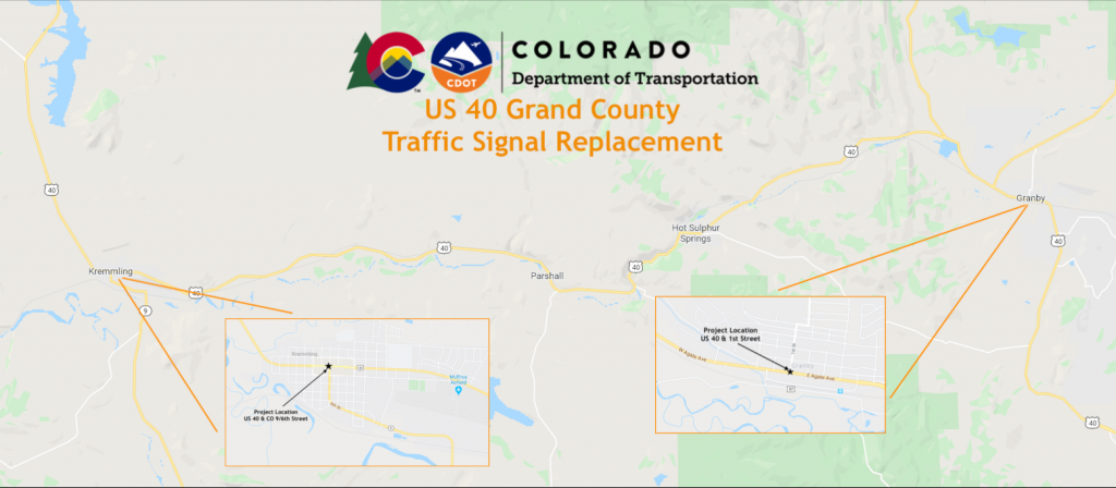 CDOT to replace traffic signals in Kremmling, Granby on US 40 ...