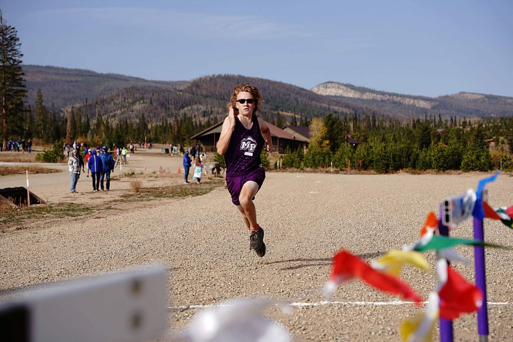 Middle Park's Calvin Ciccarelli finishes strong at the Snow Mountain Ranch Invitational on Saturday.
