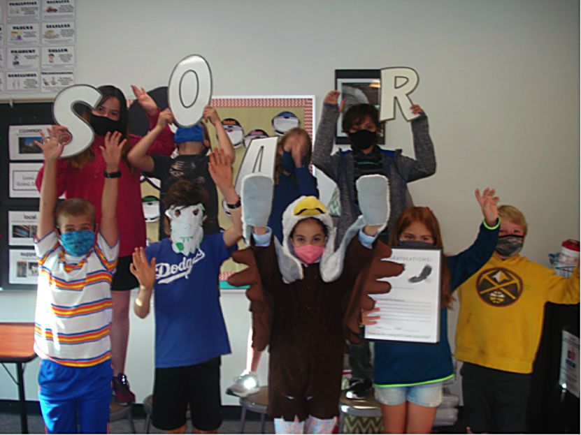 Students at Fraser Valley Elementary are making videos that showcase each part of SOAR (safety, ownership, attitude, and respect).