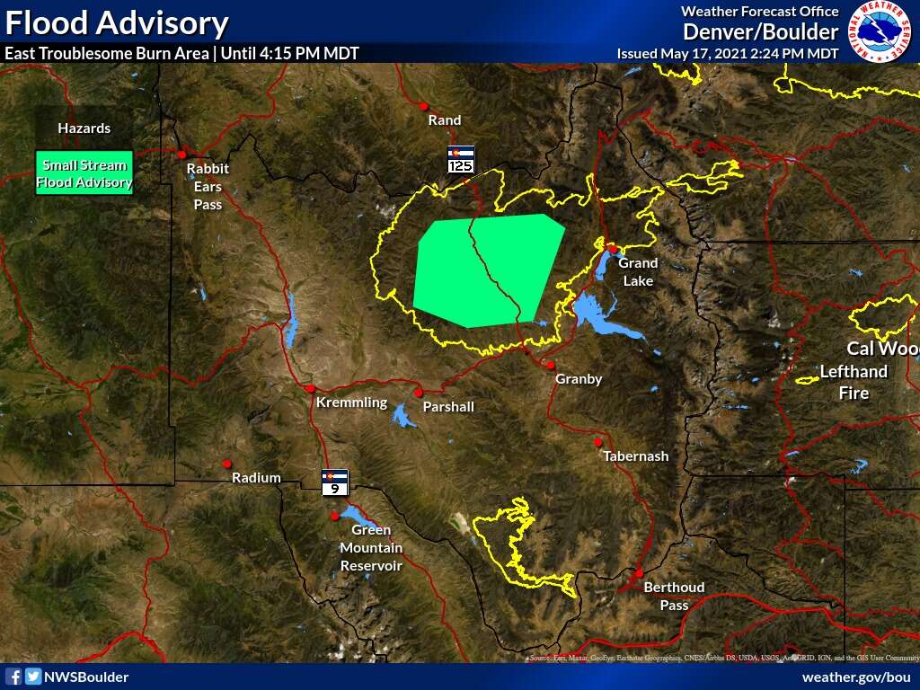 Flood advisory issued for East Troublesome Fire areas | SkyHiNews.com