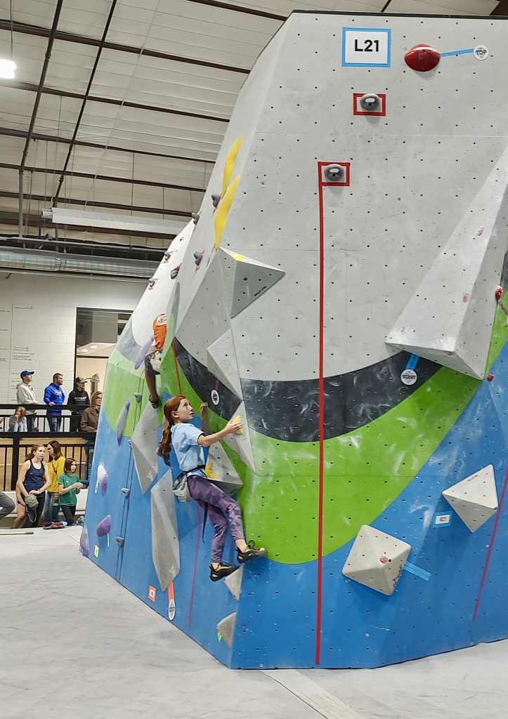 Reader photos Local climber participates in USA Climbing competition