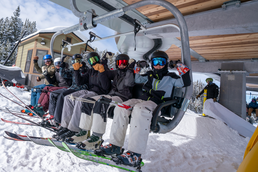 Winter Park Resort s new lift is - 23 12 27 WP CF Wild Spur Opening 08139 