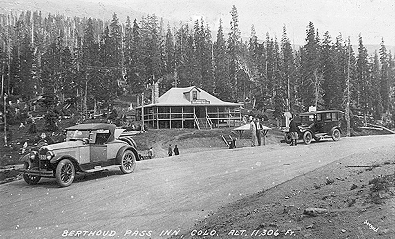 History corner Berthoud Pass Inn