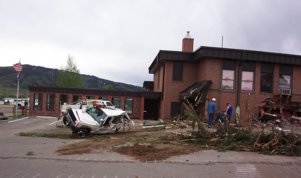 Granby rises up after the bulldozer destruction, but victims say