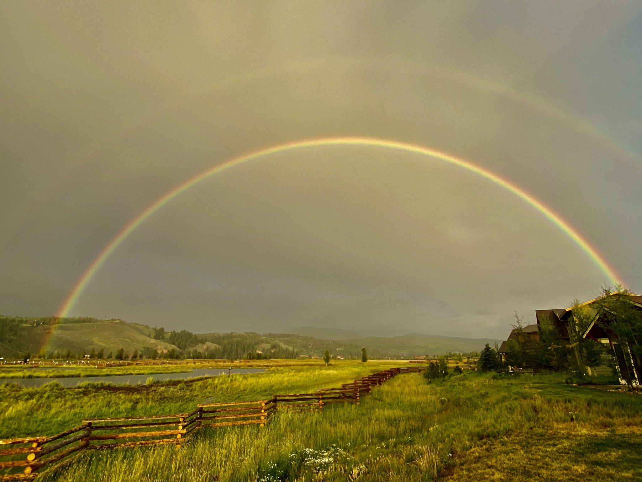 Reader photo Double rainbow shines over Fraser