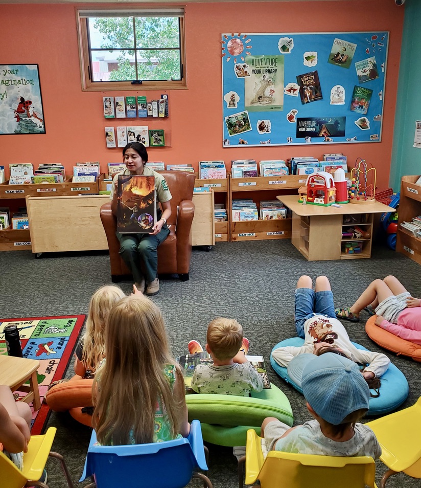 Smokey the Bear visits local libraries, educates children about fire ...