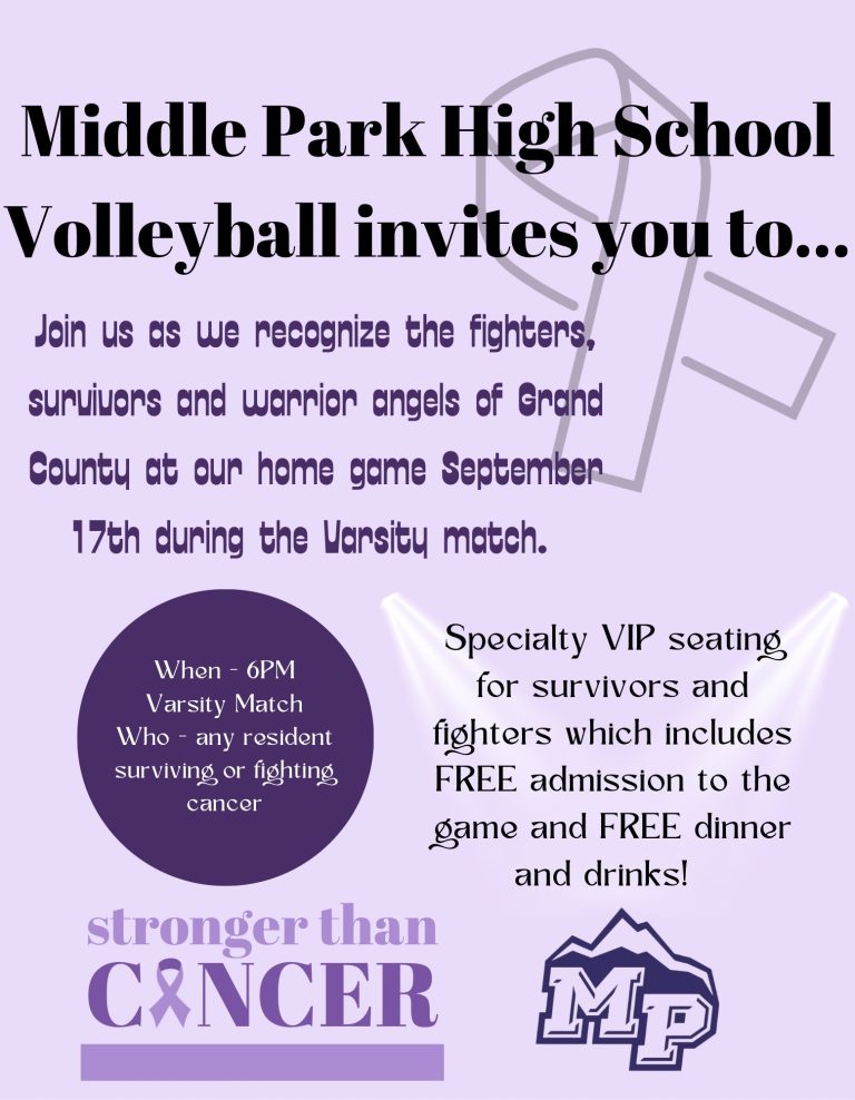 Middle Park High School volleyball team to host annual ‘Cancer Night