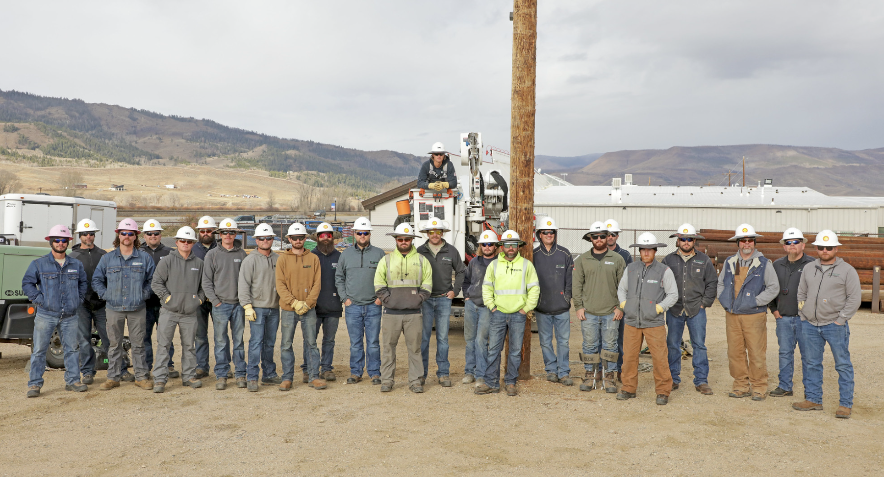 Mountain Parks Electric line crew