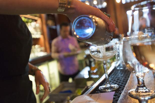 Peter Fain manages the bar program at Moodyâs Bistro Bar & Beats, which features barrel-aged cocktails.