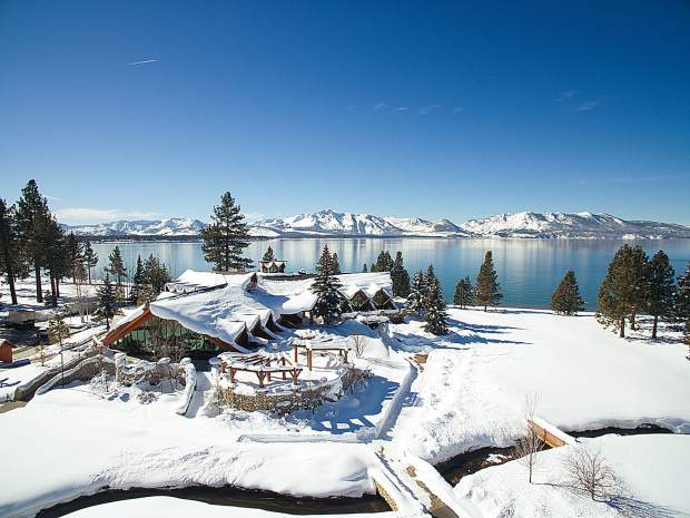 Though the golf course is covered in snow, with the completion of Edgewood Tahoe's new lodge, the resort is now the perfect place for a winter vacation.