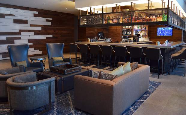 The Bistro at the Lodge serves up an array of cocktails, like the Firebreak, made with chocolate syrup, milk, maple whiskey and mezcal.