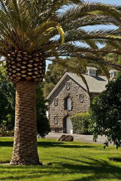 The old Heitz Cellar stone winery building on Howell Mountain above the Napa Valley was constructed in 1898.