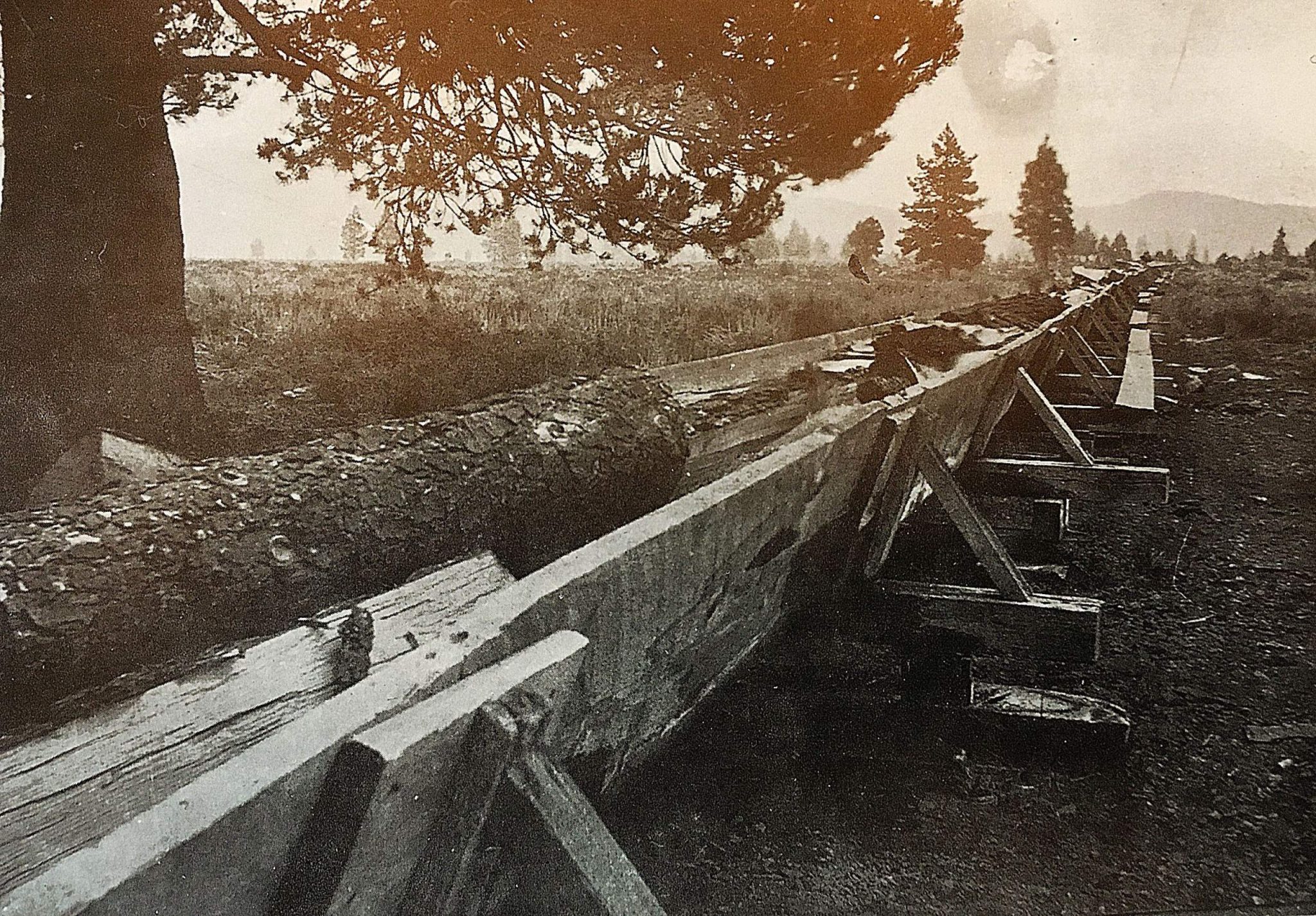 HISTORY Logging flumes at work, and play