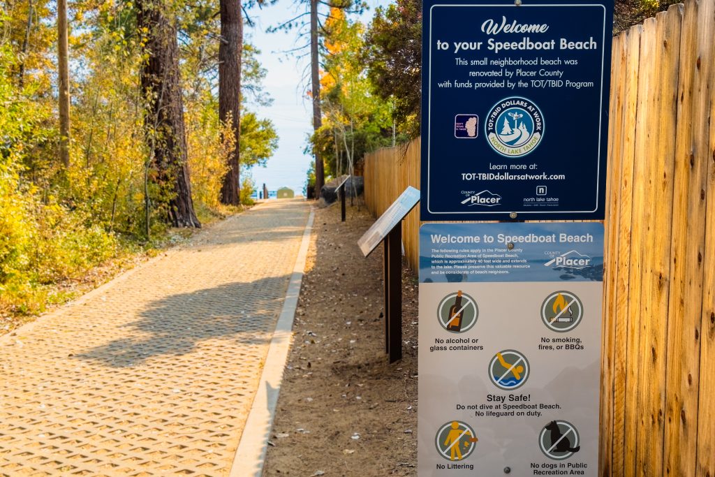 New signs help remind everyone to keep Tahoe beaches clean | SierraSun.com
