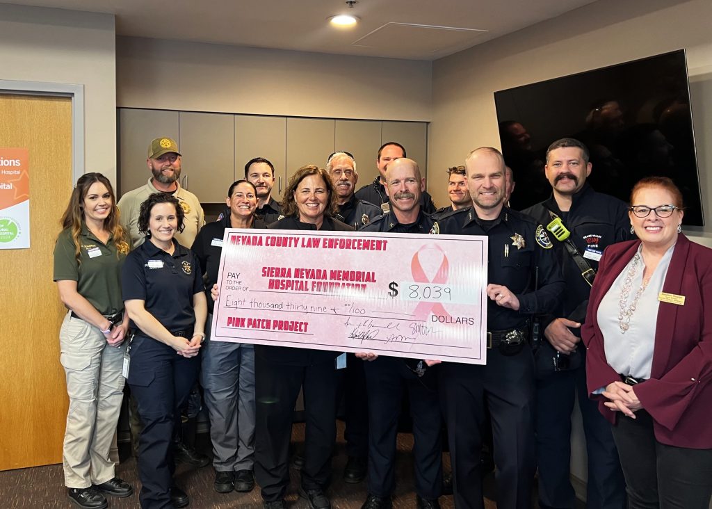 Nevada County law enforcement, fire raise over $8,000 in fight against breast cancer