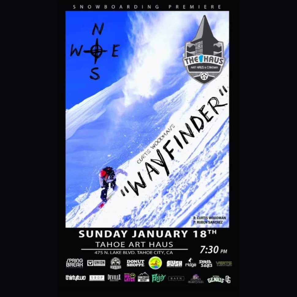 Snowboarding filmfest starring Curtis Woodman’s ‘Wayfinder’ to show at Tahoe Art Haus