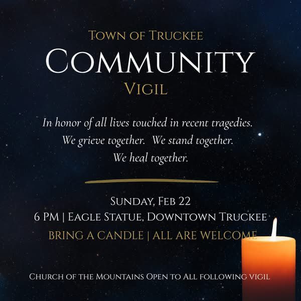 Truckee announces vigil, grief support resources after deadly avalanche