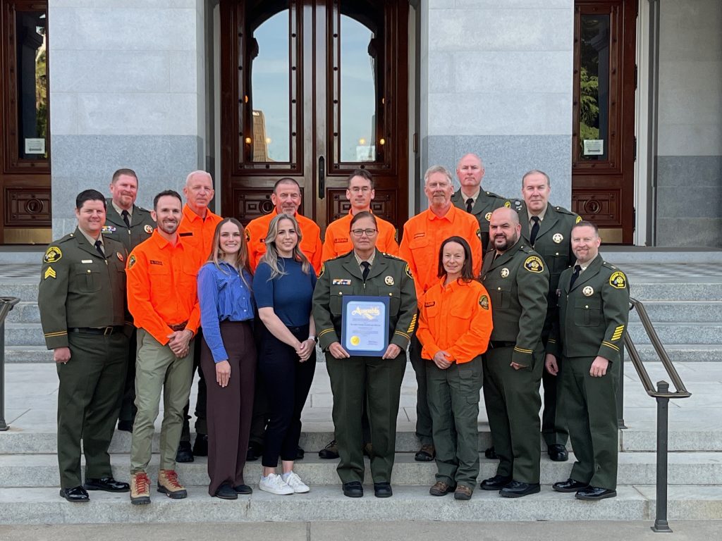 Nevada County Sheriff’s Office and Sheriff’s Search and Rescue honored with Distinguished Service Award