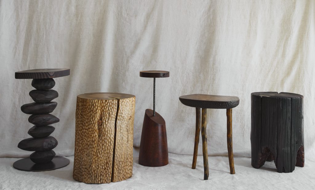Bridget Giroux Design: Sierra Nevada-inspired sculptural side tables debut as the studio’s first furniture capsule