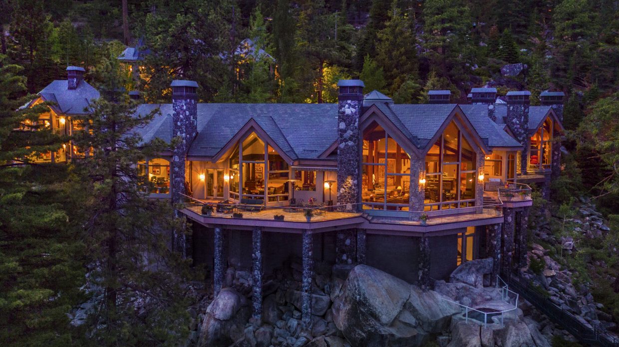 This Tahoe estate hit the market for $75 million earlier this week.