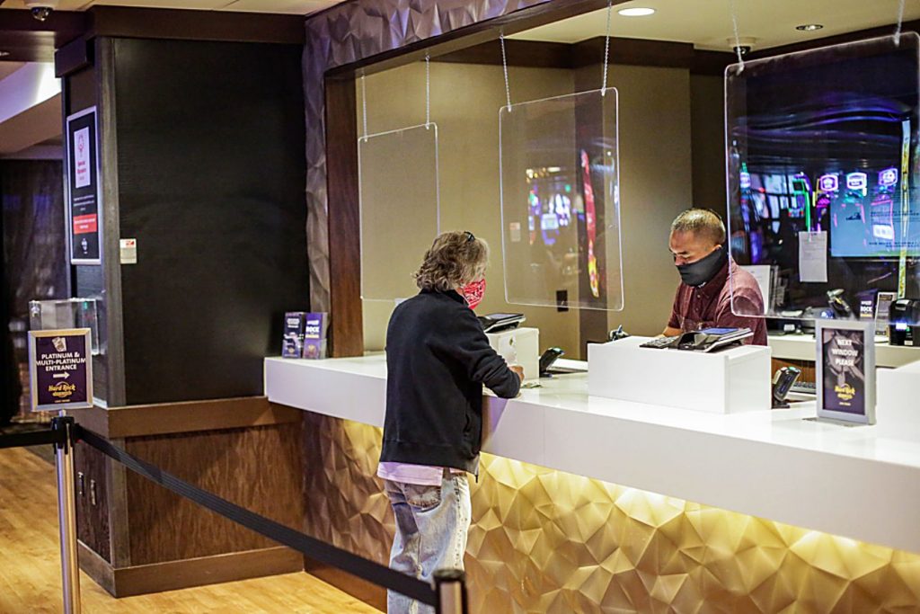 Safety measures have been put in place to protect staff and guests at Hard Rock.