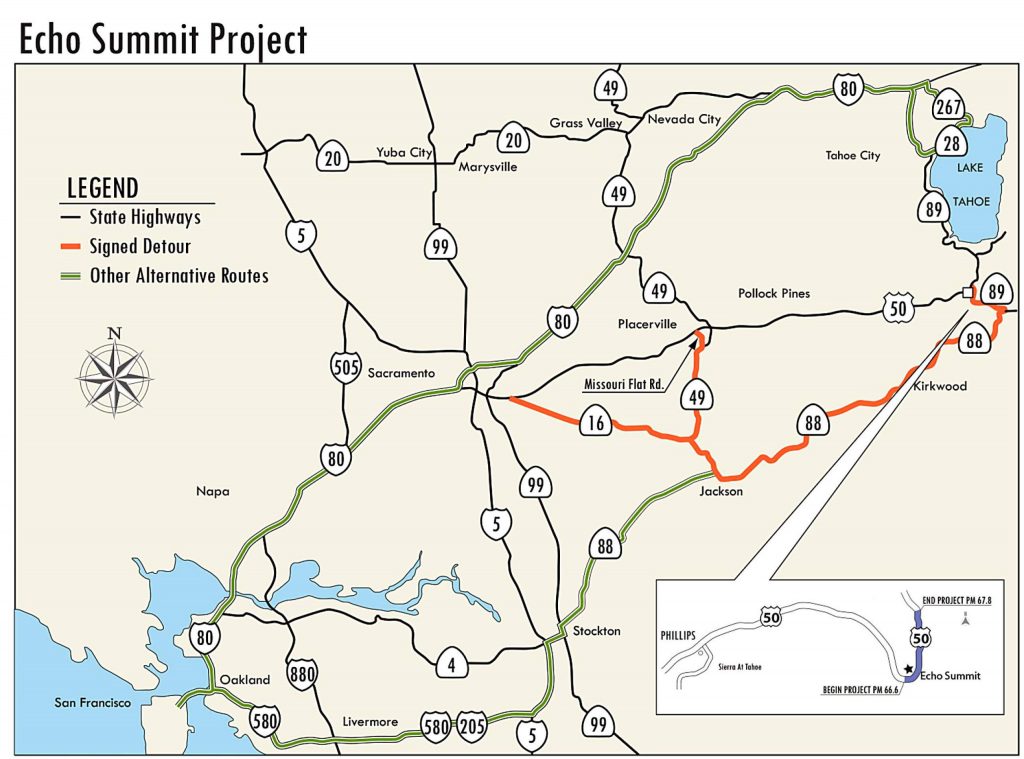 Detours have been set for the 14-day road closure.