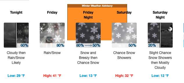 Winter weather advisory issued for Lake Tahoe | TahoeDailyTribune.com
