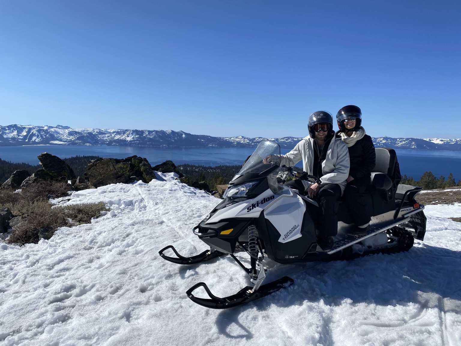 Snowmobiling tours provide adventures at Lake Tahoe