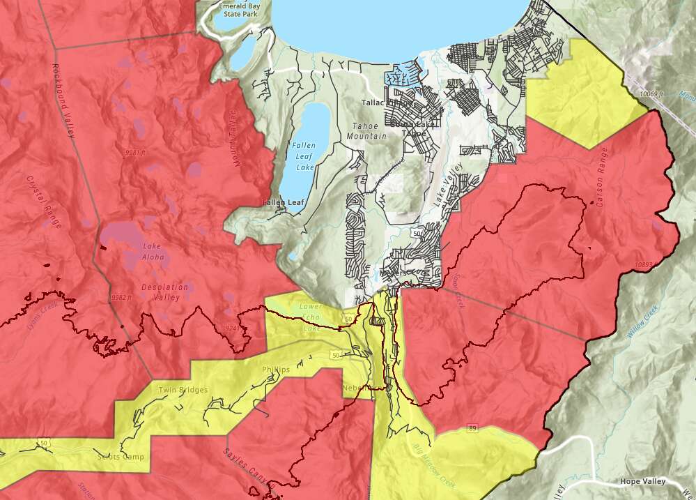 More evacuation orders downgraded in South Lake Tahoe