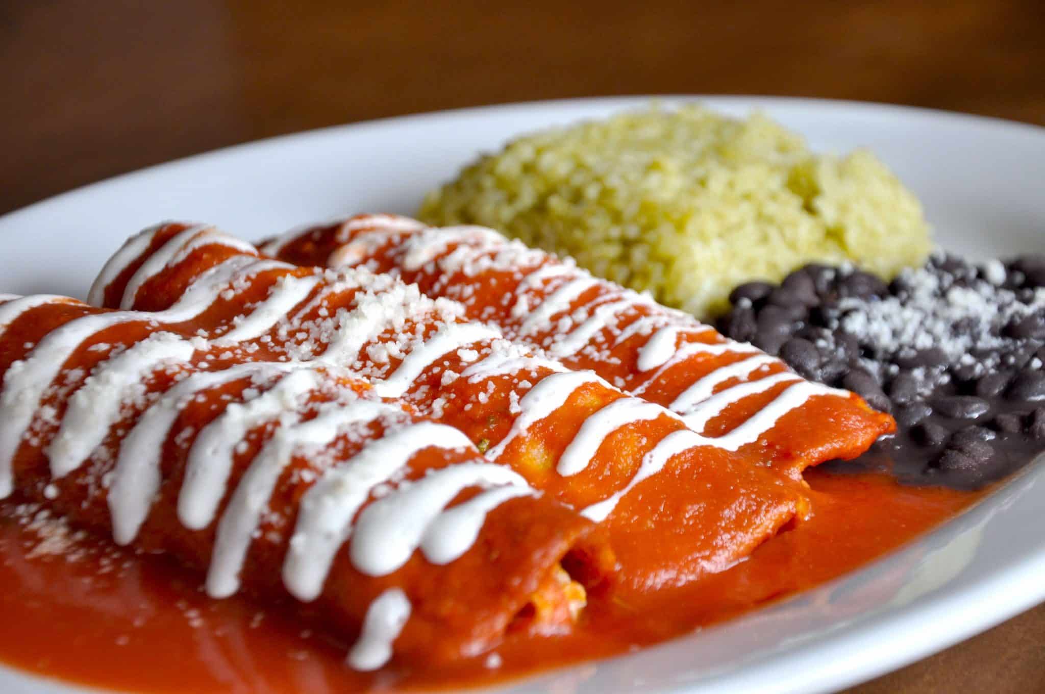 EAT This Week Maria’s Mexican Restaurant’s A La Guadalajara Enchiladas