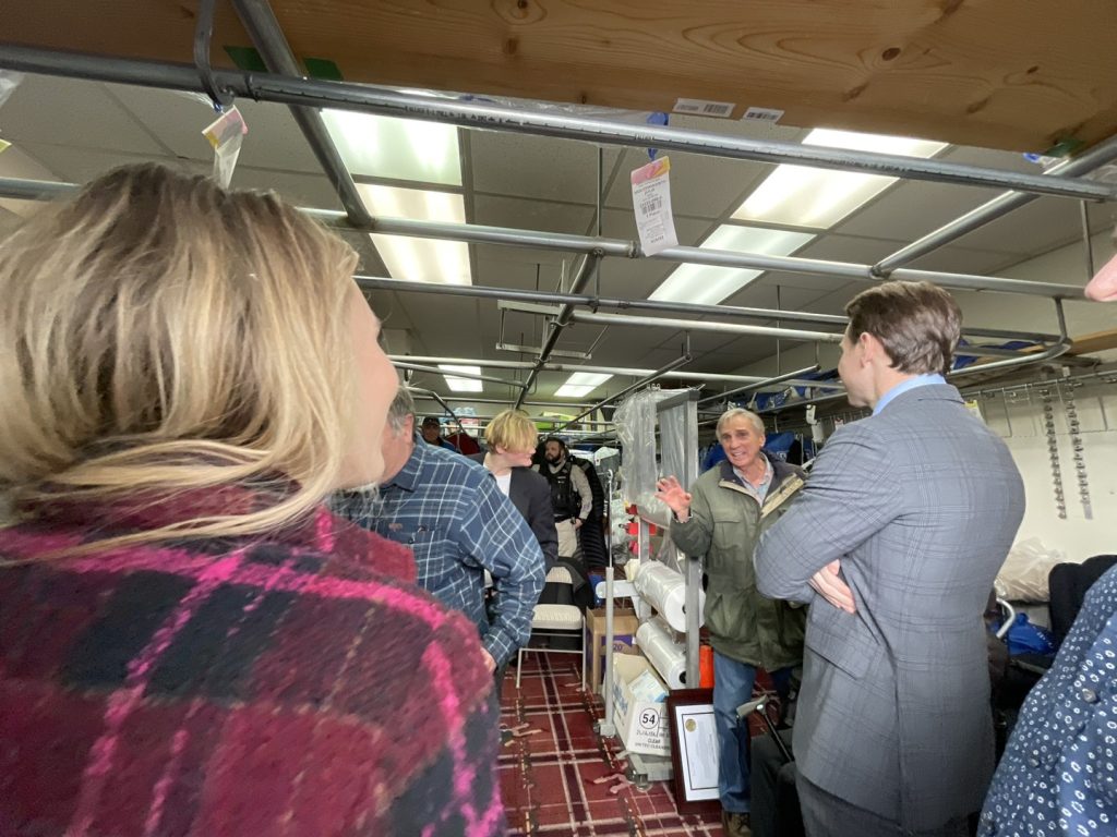 Tahoe business owner, WWII veteran honored by Congressman Kiley