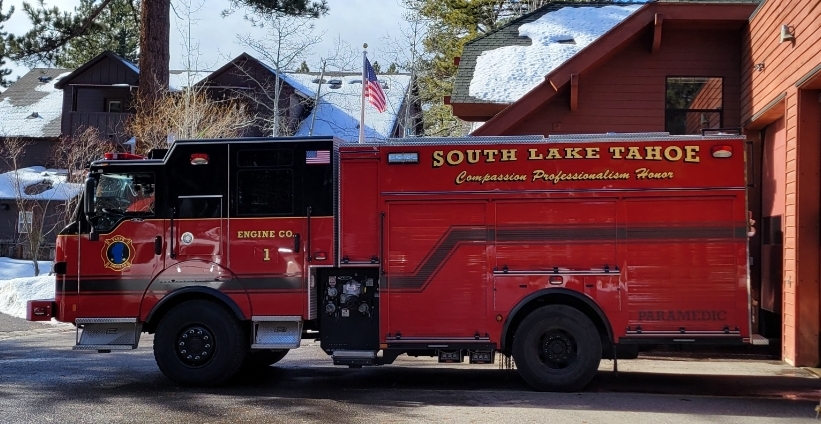 South Lake Tahoe Fire Rescue to host new fire engine wet-down ceremony