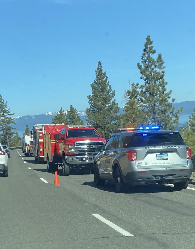 Bicyclist goes over embankment on U.S. 50, sustains non-life-threatening injuries