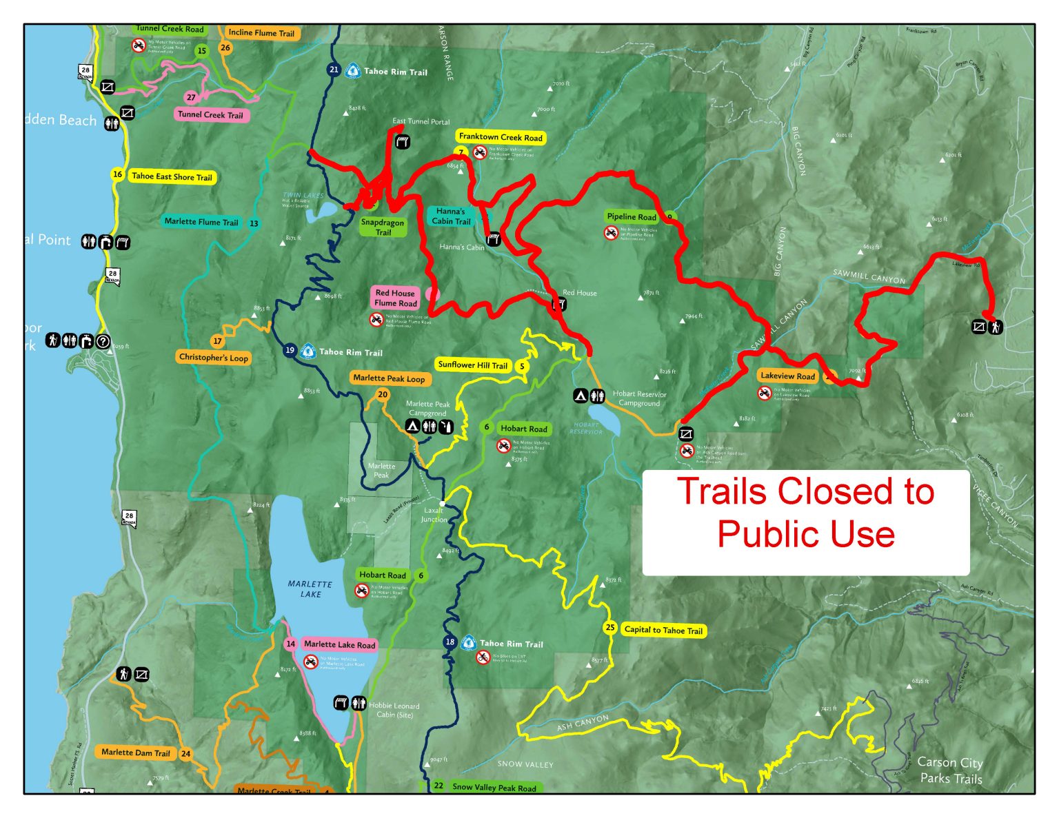 Spooner Lake Backcountry trail closures start Monday