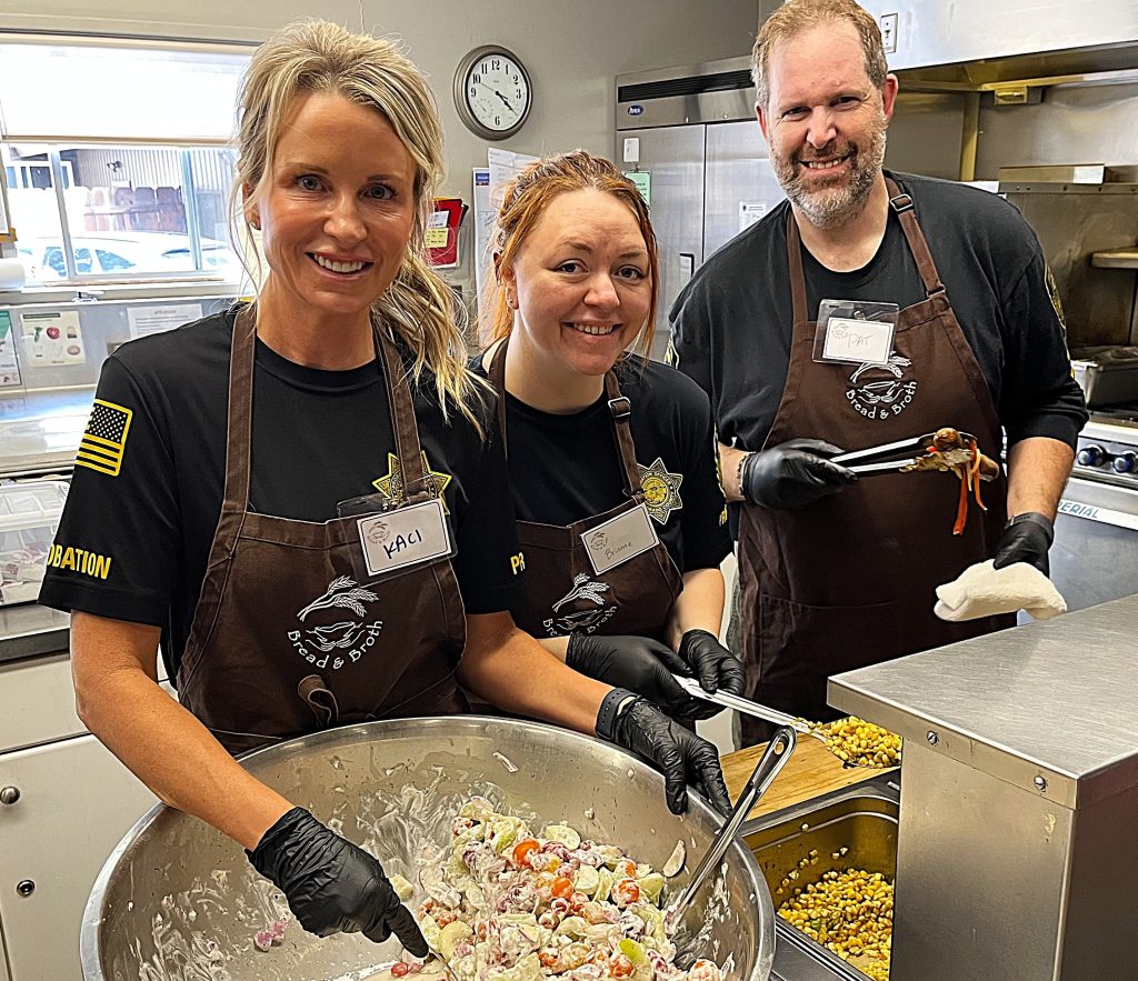El Dorado County Probation Department Hosts Bread & Broth Adopt A Day