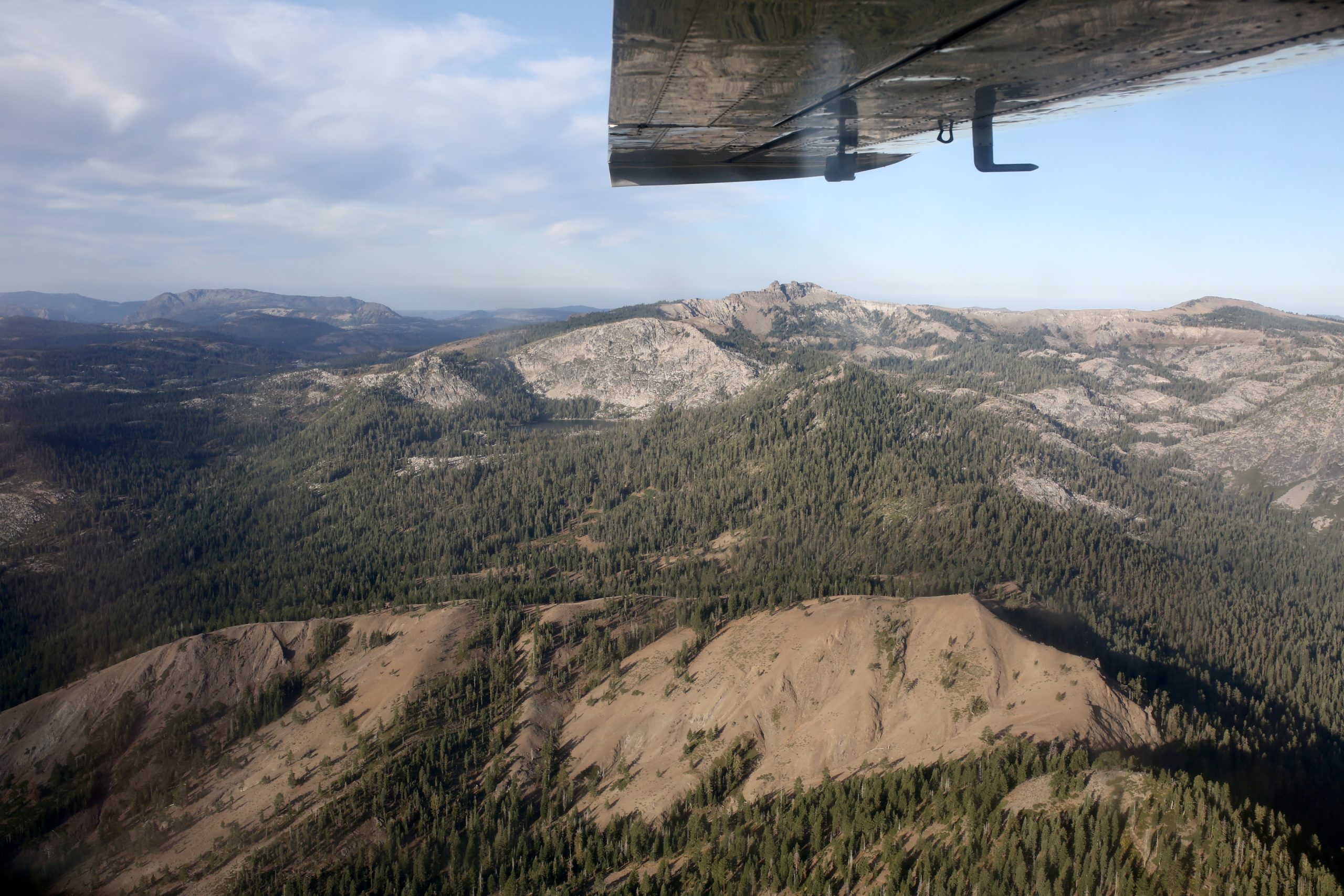 Flights above Tahoe spark candid conversations on a forest protection, now being rescinded